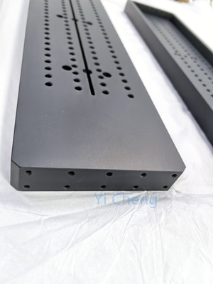 Square High Precision Aluminum Die Parts with Black Matte Anodizing