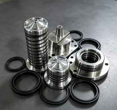 Custom Precision CNC Machined Shaft, Bushing & Flange Parts, Non Standard Automation Components