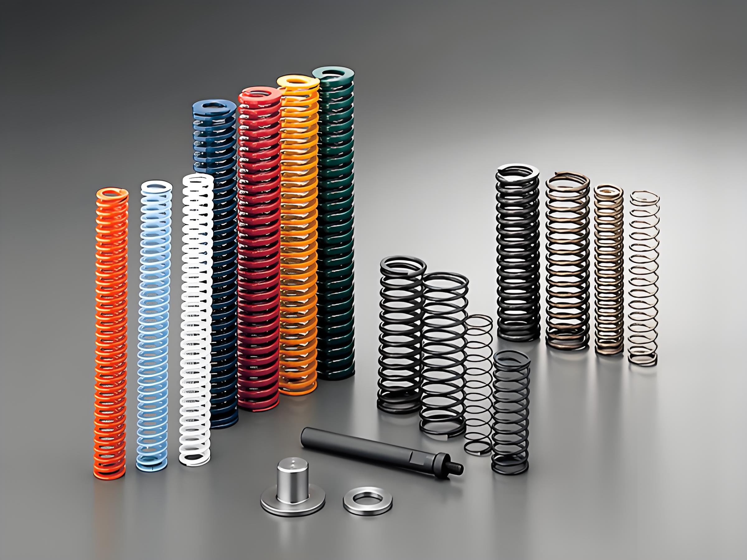 Coil spring: efficient energy storage, stable rebound, optimal mechanical structure