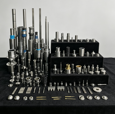 Custom Machined Stamping Die Parts, Progressive Mould Parts, Guide Post, Mold Inserts